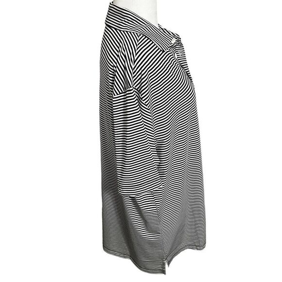 Columbia golf polo black and white stripes US ARMY embroidered logo large men - Picture 2 of 10